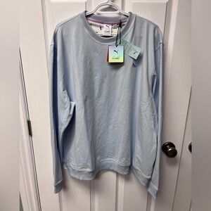 🆕 Puma x Arnold Palmer Sweater Mens 2XL Blue Cloudspun Pullover Sweatshirt